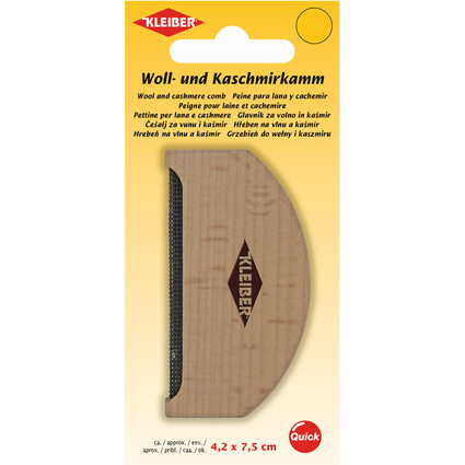KLEIBER Woll- & Kaschmirkamm, aus Holz