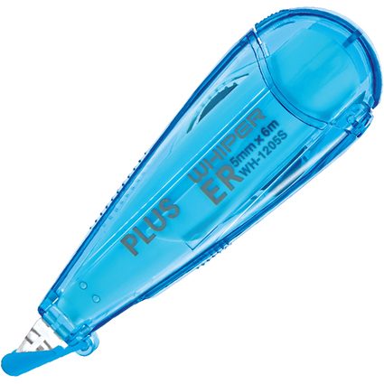 PLUS JAPAN Mehrweg-Korrekturroller "ER", 5,0 mm x 6 m, blau
