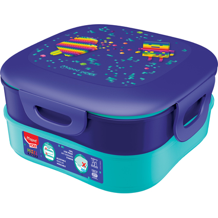 Maped PICNIK Brotdose KIDS CONCEPT PIXEL PARTY 3-in-1, 1,4 l