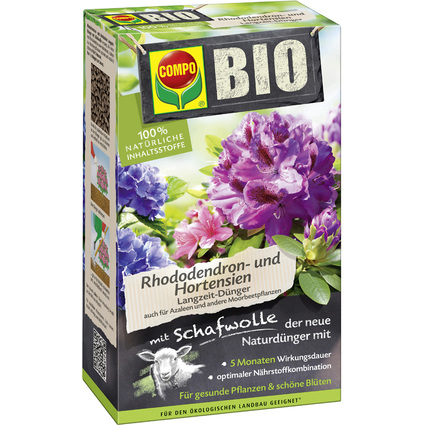 COMPO BIO Rhododendron- und Hortensien Langzeit-Dnger, 750g