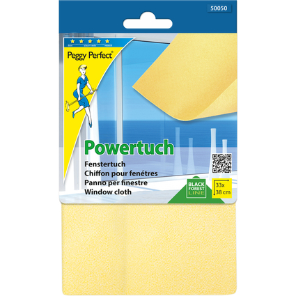 Peggy Perfect Fenstertuch "Powertuch", gelb