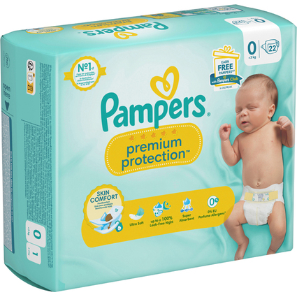 Pampers Windel Premium Protection New Baby, Gre 0 Micro