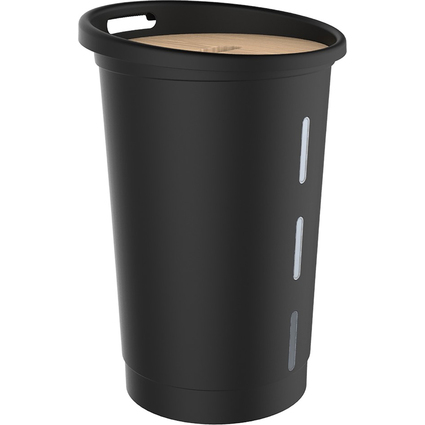 EDA Pellets-Aufbewahrungsbox, 38 Liter, schwarz