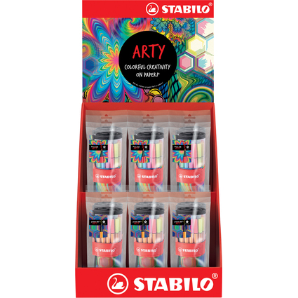 STABILO point 88 / Pen 68 Rollerset ARTY, 12er Display