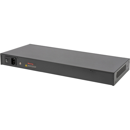DIGITUS 19" Gigabit Ethernet PoE Switch, 24-Port, managed