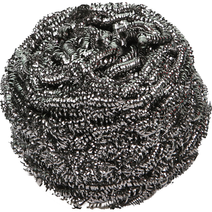 HYGOCLEAN Edelstahl-Topfreiniger, silber, 40 g