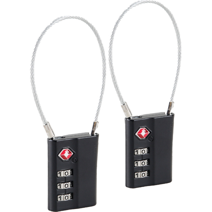 allit Zahlen-Sicherheitsschloss AluPlus AddOn Lock, 2er Set