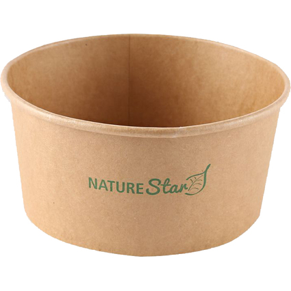 NATURE Star Salatschalen Caesar, rund, 1.000 ml, braun