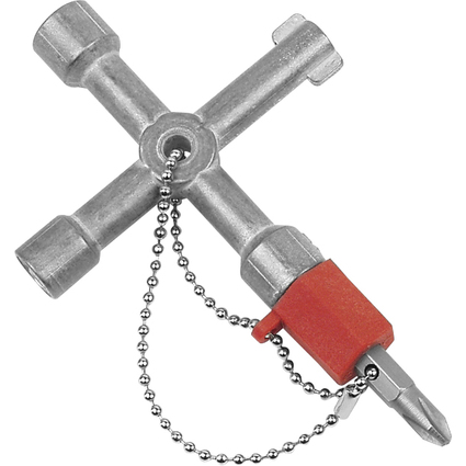 BRDER MANNESMANN Mini-Kreuzschlssel fr Schaltschrnke