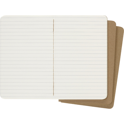 MOLESKINE Notizheft Cahier, P/A6, liniert, Karton, braun