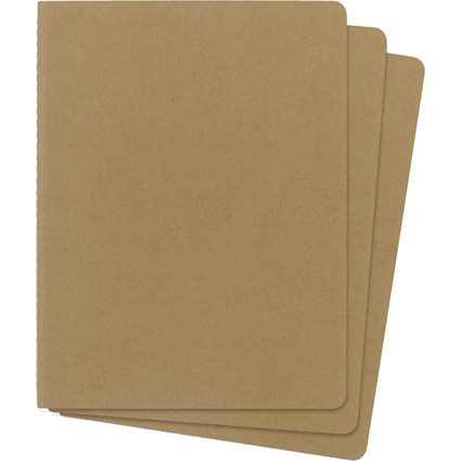 MOLESKINE Notizheft Cahier, XL, liniert, Karton, braun