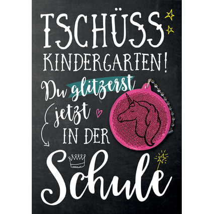 CACTUS Schulanfangs-Grukarte "Tschss Kindergarten"