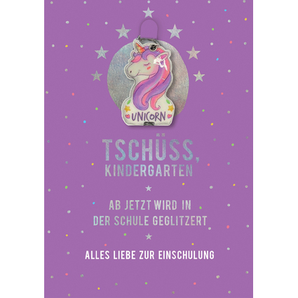 CACTUS Schulanfangs-Grukarte "Einhorn"