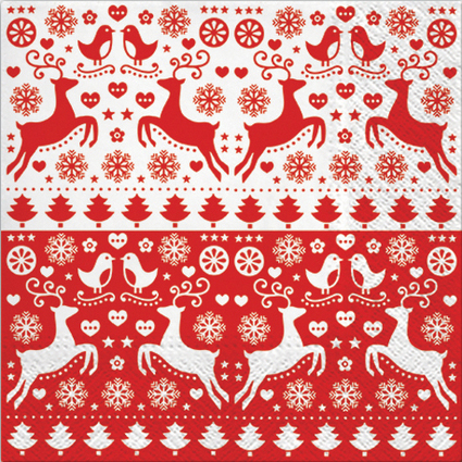 SUSY CARD Weihnachts-Motivservietten "Hirsche"