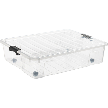 plast team Aufbewahrungsbox HOME BOX BEDROLLER XL, 49 Liter