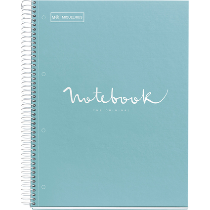 MIQUELRIUS Collegeblock "Notebook EMOTIONS", DIN A4,hellblau
