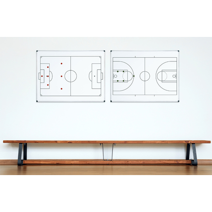 Bi-Office Weiwandtafel Fuballfeld, 600 x 450 mm
