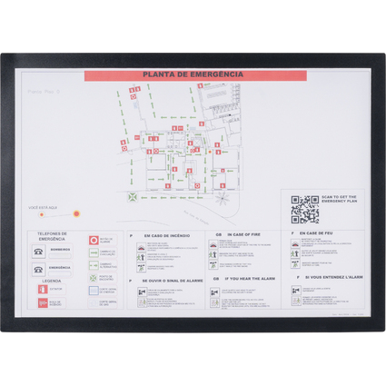 Bi-Office Magnetrahmen, A3, schwarz