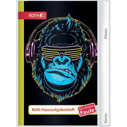 ROTH Hausaufgabenheft Teens fr clevere Faule "Cool Monkey"