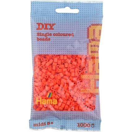 Hama Bgelperlen midi, orange, im Beutel