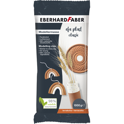 EBERHARD FABER Modelliermasse EFA Plast classic, terrakotta