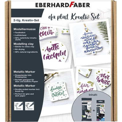 EBERHARD FABER Modelliermasse-Set EFA Plast, Kreativ-Set
