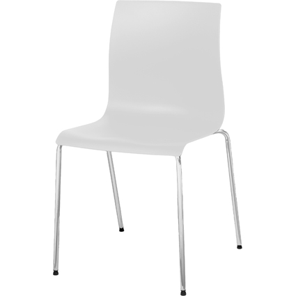 PAPERFLOW Besucherstuhl ARKO, 2er Set, wei