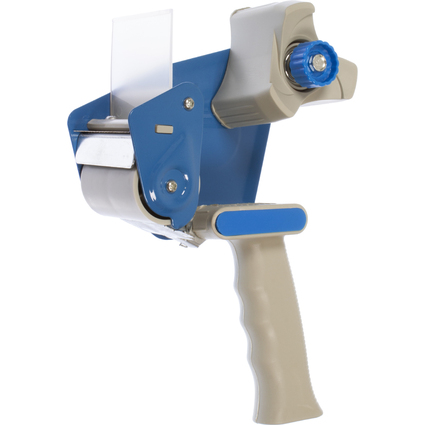 RAADHUIS Handabroller fr Verpackungsklebeband, grau / blau