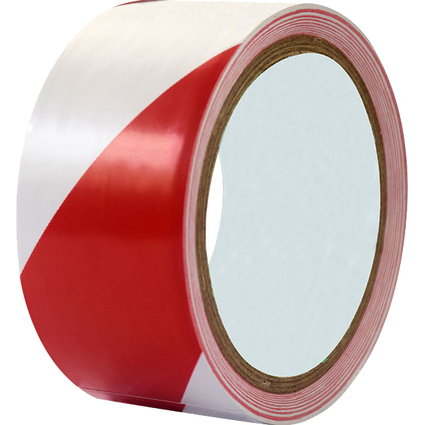 rillprint Bodenmarkierungsband, 50 mm x 33 m, rot/wei