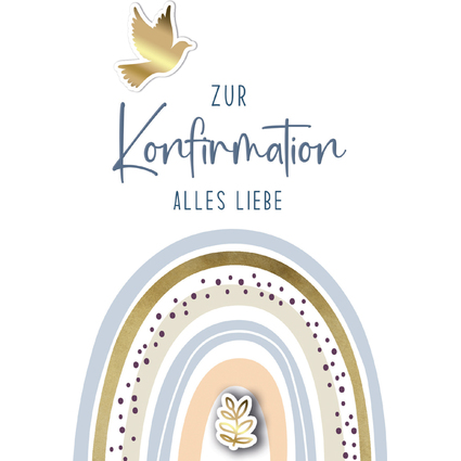 CACTUS Konfirmationskarte "Regenbogen"