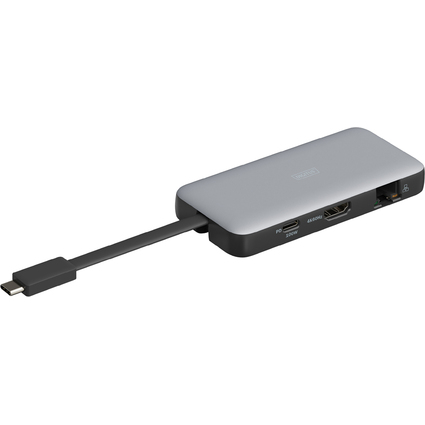 DIGITUS Travel Docking Station, USB-C, 7-Port