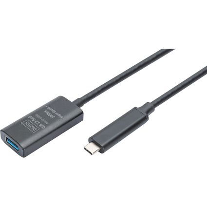 DIGITUS USB 3.2 Gen2 Aktives Verlngerungskabel, 5,0 m