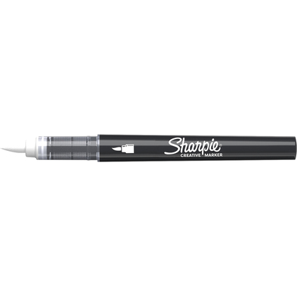 Sharpie Kreativmarker ACRYLIC, Pinselspitze, wei