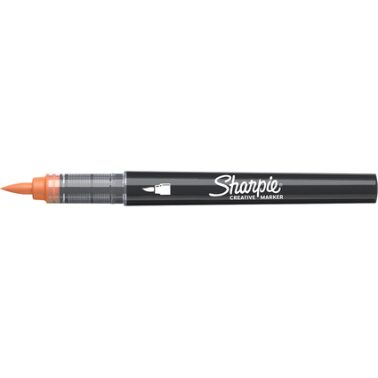 Sharpie Kreativmarker ACRYLIC, Pinselspitze, orange