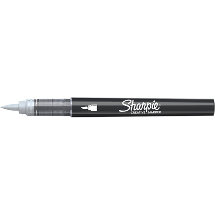 Sharpie Kreativmarker ACRYLIC, Pinselspitze, khlgrau