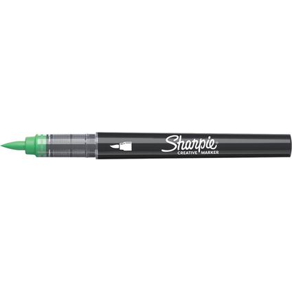 Sharpie Kreativmarker ACRYLIC, Pinselspitze, emeraldgrn