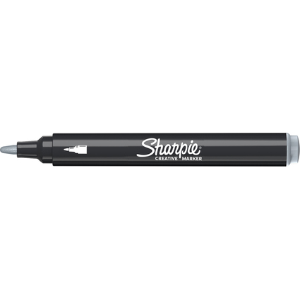 Sharpie Kreativmarker ACRYLIC, Rundspitze, khlgrau