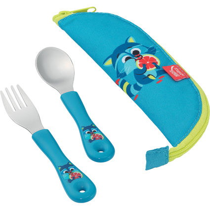 Maped PICNIK Besteck-Set WASCHBR, 3-teilig, blau
