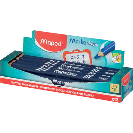 Maped Whiteboard-Marker Marker'Peps, blau, 12er Display