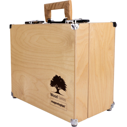 magnetoplan Moderationskoffer Wood Series, 2.400 Teile