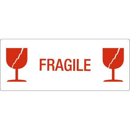 rillprint Hinweisetiketten "FRAGILE"