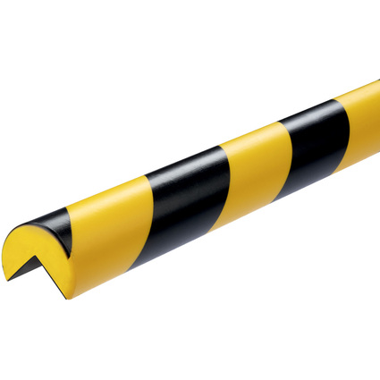 DURABLE Eckschutzprofil C25R, magnetisch, schwarz/gelb, rund