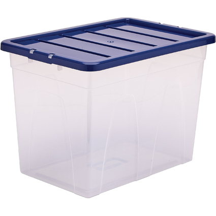 Fellowes Aufbewahrungsbox BANKERS BOX, 64 Liter, transparent