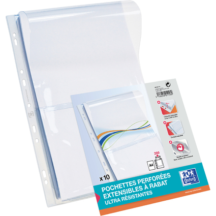 Oxford Prospekthlle mit Dehnfalten, DIN A4, PVC, 0,3 mm
