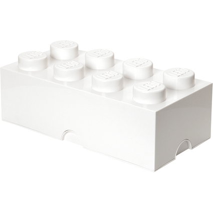 LEGO Aufbewahrungsstein STORAGE BRICK 8, 12 Liter, wei