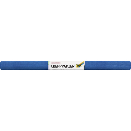 folia Krepppapier-Rolle, (B)500 mm x (L)2,5 m, brillantblau