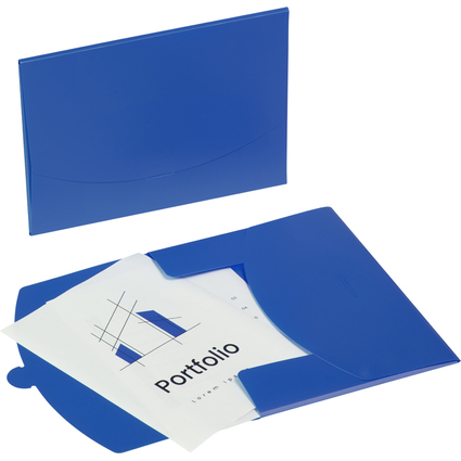 PAGNA Dokumententasche "Wallet", DIN A4, PP, blau