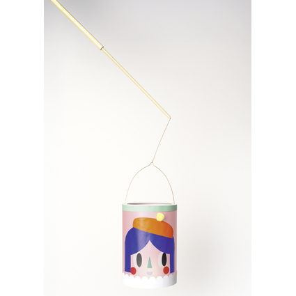 folia Laternenstab + 1 LED-Licht