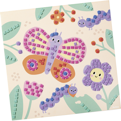 folia Moosgummi-Mosaik "BUTTERFLY", 301 Teile
