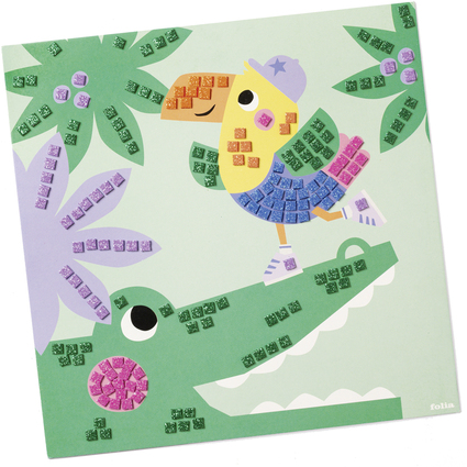 folia Moosgummi-Mosaik "JUNGLE FEVER", 301 Teile